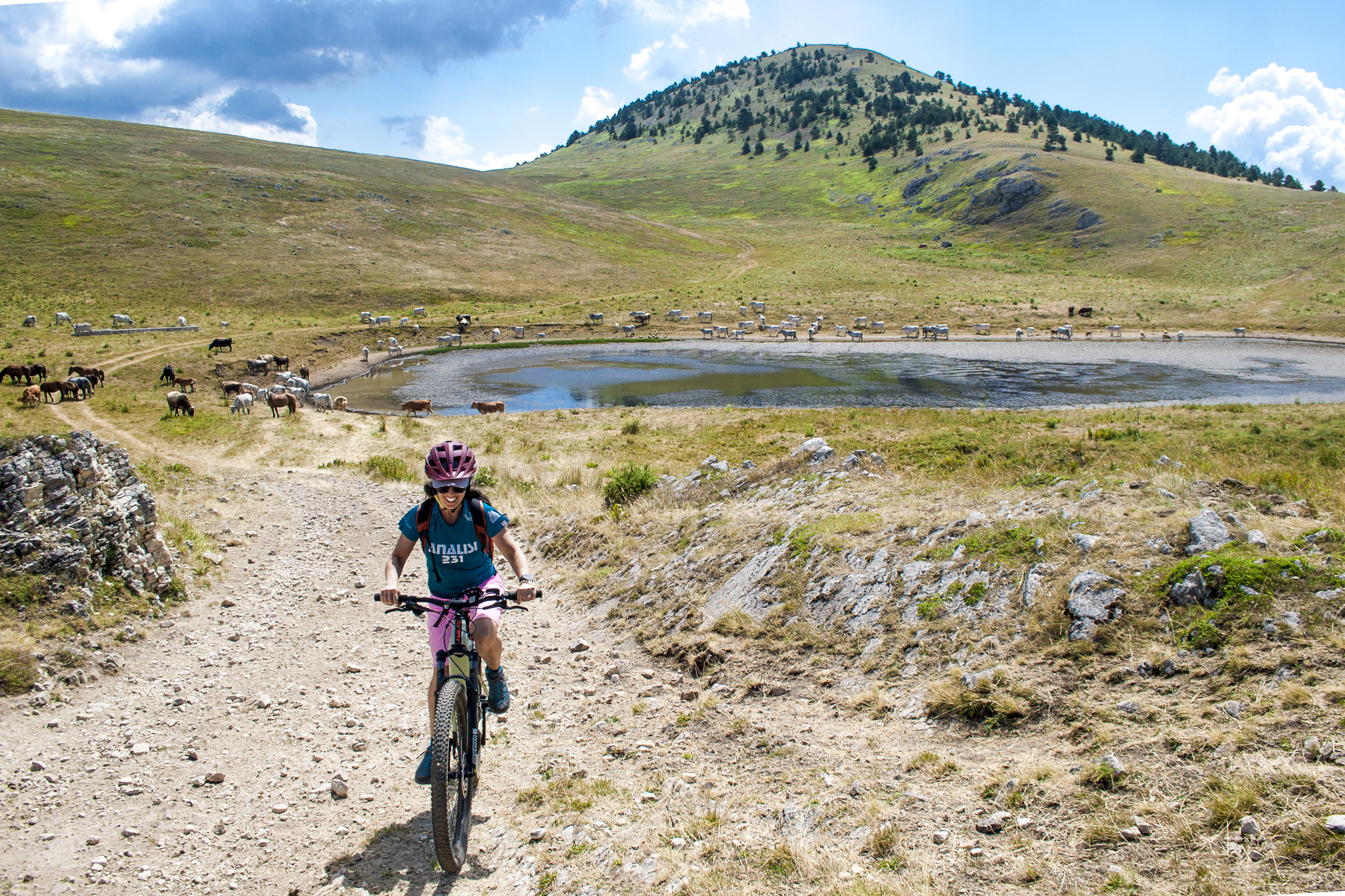 In E-Bike Campo Imperatore -  Giro dei CINQUE laghetti